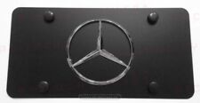 3d Mercedes Benz Front Stainless Steel Finished License Plate Frame Holder