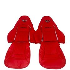 Corvette C5 Sports 1997-2004 In Full Red Fuax Leather Car Seat Covers