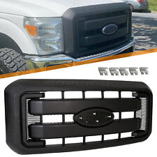 Black Grille Front Radiator Grill For 11 12 - 14 15 16 Ford F250 F350 Super Duty