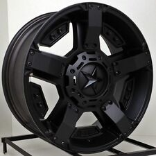 17 Inch All Black Wheels Rims For Jeep Wrangler Jk Jl Xd Series Rockstar 2 Set 5