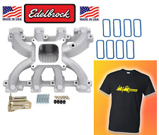 Edelbrock Victor Jr. 29087 Ls1 Carb Manifold With Free Gasket Set Free T-shirt