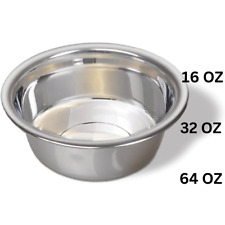 Pets Small Lightweight Stainless Steel Dog Bowl Food And Water Dish Natural