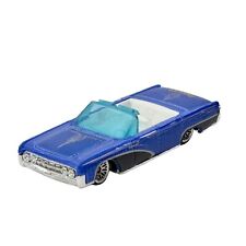 1999 Hot Wheels Blue Lincoln Continental Convertible Low Rider