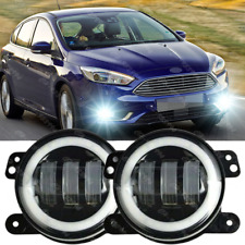 For 2012 2013 2014 Ford Focus Front Bumper Led Fog Lights Lamps Pair Wcover