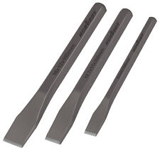 3-piece Heavy Duty Cold Chisels Set 38 12 58 6.5 Inch Long Center Punch
