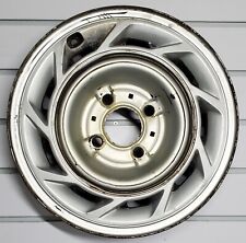 Ford Exp Ford Escort Ford Tempo Factory Oem 14 Silver Polycast Wheel Rim 1575