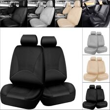 For Dodge Elite Pu Leather Car Seat Covers 2 Front Seat Protector Full Surround