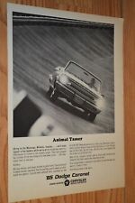 1965 Dodge Coronet 500 Convertible Original Advertisement Print Ad 65