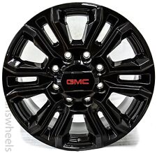 4 Gmc Sierra Denali Hd 2500 3500 8 Lug 8x180 20 Gloss Black Wheels Rims 5957
