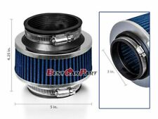 3 Inches Cold Air Intake Bypass Valve Filter 76mm Blue For Hyundai