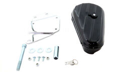 Black Right Side Tool Box And Mount Kit Fits Harley Davidson
