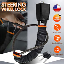 Universal Steering Wheel Lock Seat Belt Lock With 3 Keysanti Theftsuv Truck Rv
