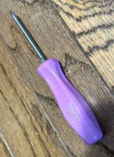 Snap On Tools Usa 1 Acr Phillips Tip Screwdriver Pink Purple 6.5 Long Nut Shaft