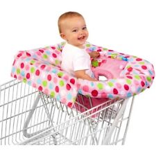 Taggies Tag N Go Pink Polka Dot Shopping Cart Carriage Buggy Soft Seat Cover