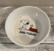 New Peanuts Pet Bowl Dog Dish Charlie Browns Snoopy Woodstock More Please