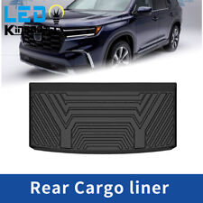 3d Rear Trunk Cargo Liner For 23-24 Honda Pilot All Season Car Protection Mat