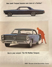1964 Pontiac Tempest Vintage Magazine Print Ad