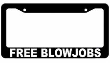 Free Blowjobs License Plate Frame Prank Funny Jdm