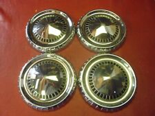 Vintage 1960-63 Mercury Comet Dog Dish Poverty 9 Hubcaps Wheelcovers