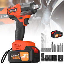 Cordless Impact Wrench 12 1800nm High Torque Brushless Drill Wli-ion Battery