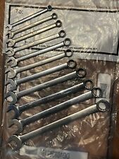 Snap On 11pc 12 Point Sae Combination Wrench Set 38 - 1 Oex711 Veteran Set