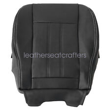 Driver Leather Bottom Seat Cover Black Fits 2011-2016 Chrysler Town Country