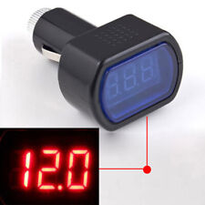 Digital Led Auto Car Cigarette Lighter Volt Voltage Gauge Meter Monitors 12v 24v