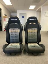 Bride Digo Black Gradation Seats Low Max Recline Race Racing Seat - With Sliders