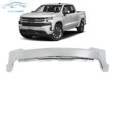 Chrome Steel Front Bumper Fit For 2019 2020 2021 Chevy Silverado 1500 Wo Park