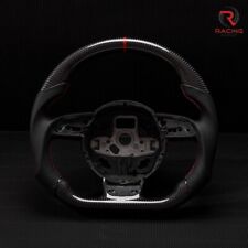 Real Carbon Fiber Flat Customized Sport Steering Wheel 2012-16 Rs S A 4 5 6 7 Q3