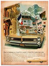 Original 1964 Pontiac Grand Prix Car - Original Print Advertisement 8x11
