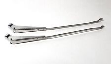 Lh Rh Stainless Steel Windshield Wiper Arms For 1954-1959 Chevy Pickup Truck