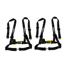 2pcs 2 4 Point Jdm Racing Car Harness Seat Belt Safety Strap For Universal Car