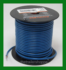 Primary Trailer Light Cable Wiring Harness 16 Gauge 100 Wire Roll Blue Camper