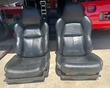 1994-1996 C4 Corvette Driver Side And Passenger Side Leather Seats Oem