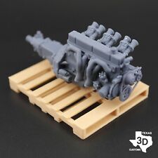 Gm Inline 6 Turbo Thrift Weber Dcoe Model Engine Resin 3d Printed 124-18 Scale