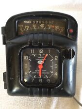 Vintage Gauge Abbott Tachograph Clock Speedometer Mileage Model 01810-2102r