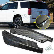 Carbon Fiber Style Rear Bumper Canard Splitter Diffuser Spoilers For Chevy Tahoe