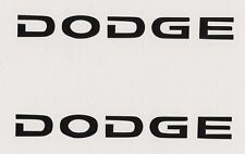 2x Dodge 8 Black Decals Stickers Window Car Show Decal