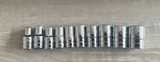 Gearwrench Socket Set. 10pc. 14 Drive. Sae. 6 Point. Sizes 316 - 916