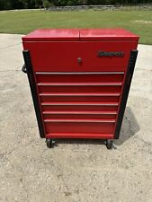 Snap On 7 Drawer Plus Top Storage Tool Box Red Great Shape