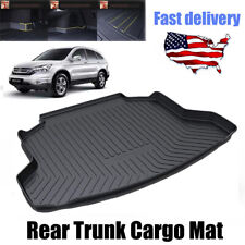Car Cargo Liner Boot Tray Trunk Floor Mat Carpet Black For Honda Crv 2007-2016