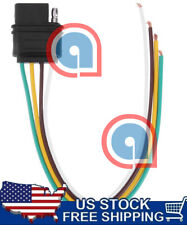 4-way Flat 4 Pin 1 Feet12 In Trailer Light Wiring Harness Female Plug Connector