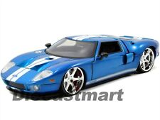 Jada 97177 Fast Furious Ford Gt 40 124 Diecast Car Blue With White Stripes