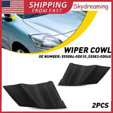 For Toyota Yaris Vios 4-dr 2008-10 Windshield Wiper Side Cowl Cover Trim Lhrh