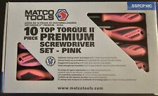Matco Tools 10pc Screwdriver Set - Pink