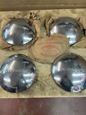Nos 1930s 1940s Plymouth Mopar Dog Dish Hub Caps Set Of 4