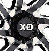 Kmc Xd Recoil 833 Center Cap Satin Black Fits 5x139.7 5x5.5 Dodge Only