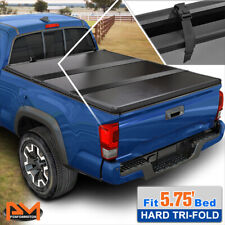 Hard Solid Tri-fold Tonneau Cover For 07-18 Silveradosierra W 58 Short Bed