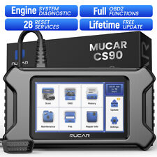 Mucar Cs90 Obd2 Scanner Car Engine Fault Code Reader Scan Tool 28 Resets Free